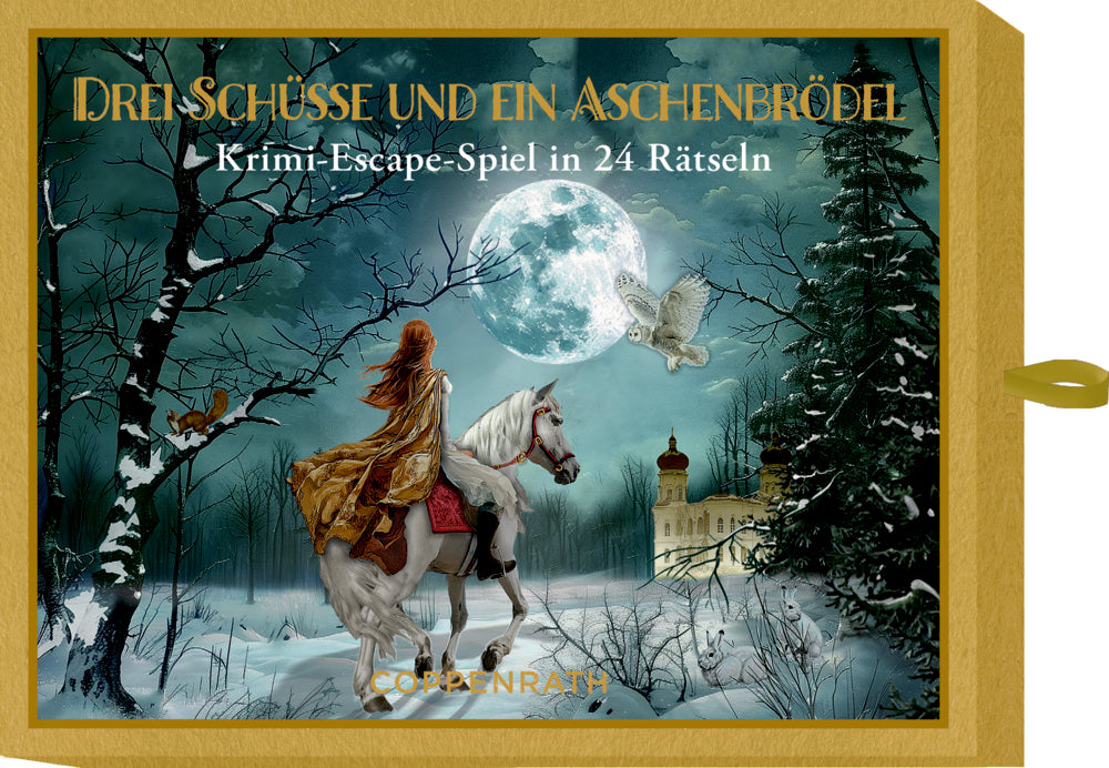 Drei Schüsse u. ein Aschenbrödel, Krimi-Escape-Adventskalenderspiel
