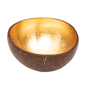 Deco coconut bowl - gold