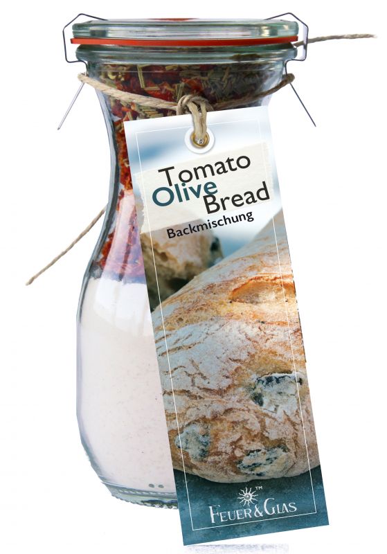 Tomato Olive Bread im Weckglas