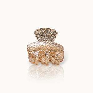 Haarklammer klein Gold Glitter
