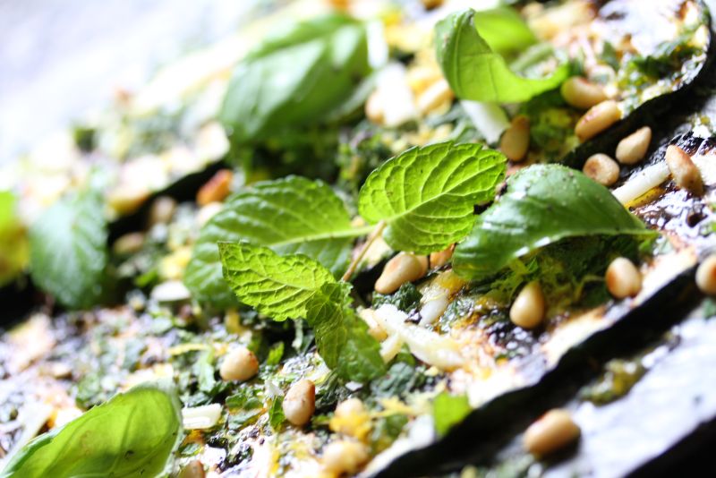 Italienischer Zucchini Salat