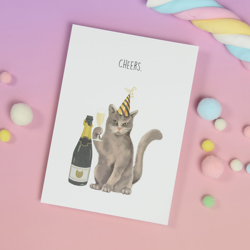 Postkarte Cheers