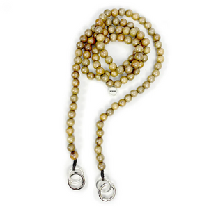 Handykette Braun Metallic