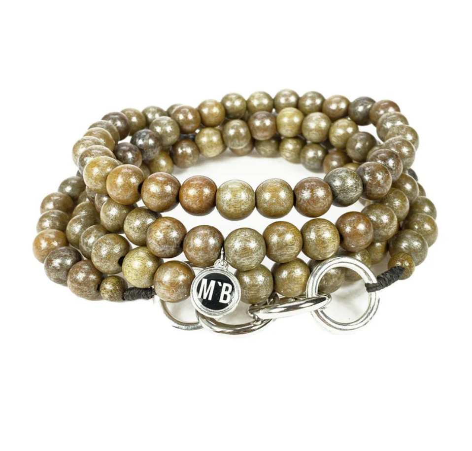 Handykette Braun Metallic