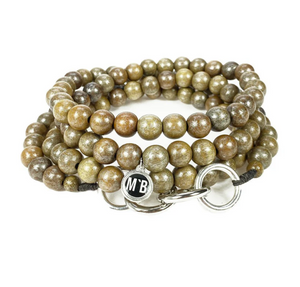 Handykette Braun Metallic