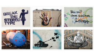 StreetArt Postkartenbox