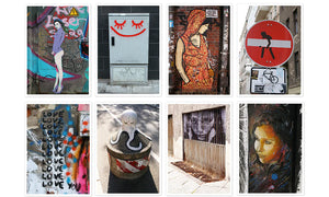 StreetArt Postkartenbox