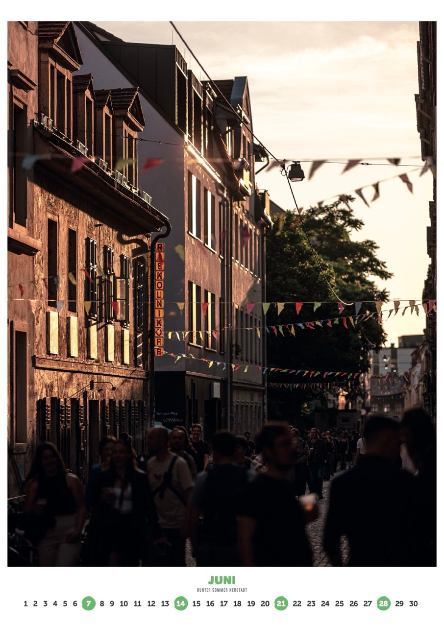 Wandkalender Dresden Neustadt 2026