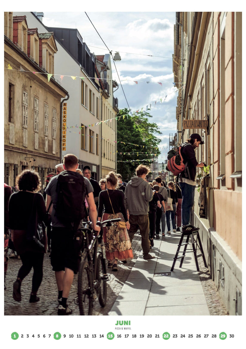 Wandkalender Dresden Neustadt 2025