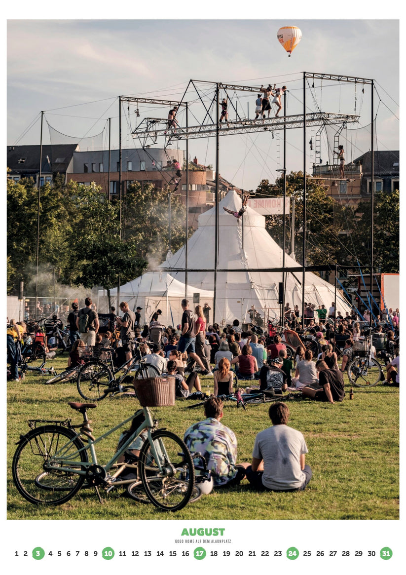 Wandkalender Dresden Neustadt 2025