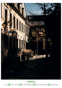Wandkalender Dresden Neustadt 2024