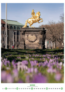 Wandkalender Dresden Neustadt 2024