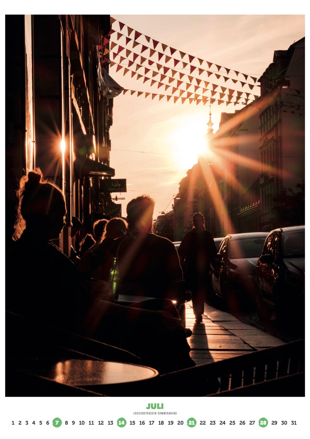 Wandkalender Dresden Neustadt 2024