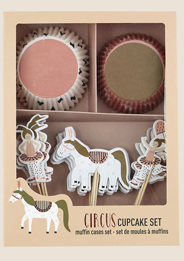 Circus Cupcake Muffin-Set
