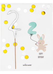 Baby Birthday Confetti Mini Wondercard