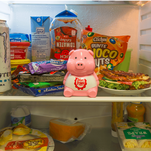 Diätschweinchen für den Kühlschrank