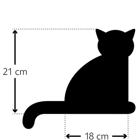 Wärmekissen | Die Katze Minina | sitzend | groß
