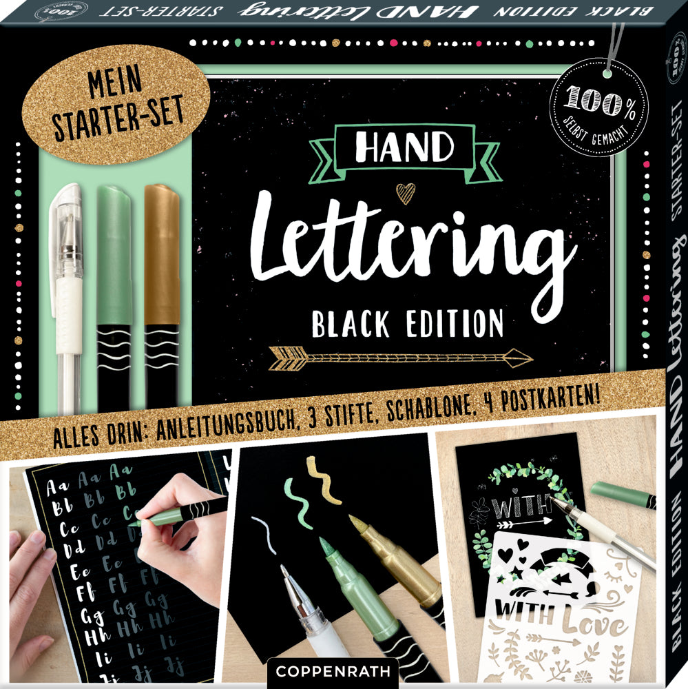 Mein Handlettering Starter-Set Black Edition (100% selbst gemacht)