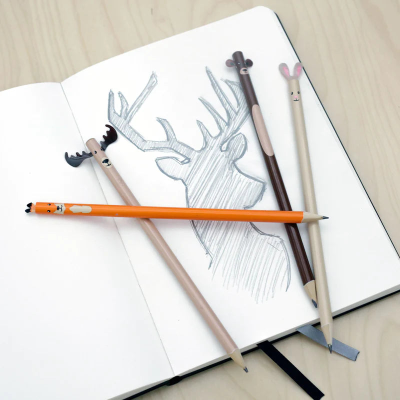 Woodland Bleistift-Set (4 Stück)